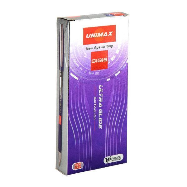 Ручка кулькова Unimax Unimax Ultraglide червоний 1мм (UX-114-06) UX-114-06 фото
