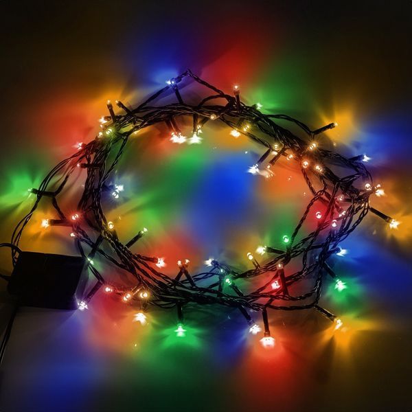 Електрогірлянда Нитка YES! Fun 4,9 м 70 LED, різнокольорова, 8 режимів миготіння (974844) 974844 фото