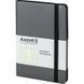 Записна книга блокнот Axent Partner Soft 125х195мм 96арк клітка,сірий (8206-15-A) 8206-15-A фото 1
