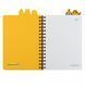Записна книга блокнот YES Minions А5 80 аркушів лінія карт. обкладинка cпіраль з фігурн. роздільниками 151778 фото 2