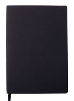 Нотатник Buromax TOUCH ME LOGO2U A5 96 л карта чорний (BM.295102-01) BM.295102-01 фото