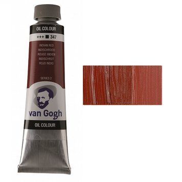 Фарба олійна Royal Talens Van Gogh (347) 40мл індійський червоний (8712079219413) 8712079219413 фото