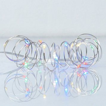 Електрогірлянда Нитка на мідному дроті YES! Fun 2 м 20 LED різнокольорова, статична, батарейки (975022) 975022 фото