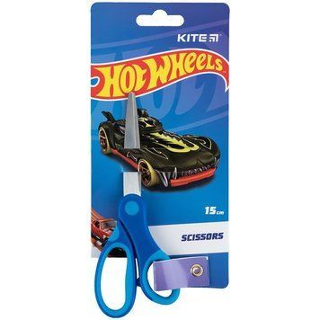 Ножиці дитячі Kite Hot Wheels 15 см (HW24-126) HW24-126 фото