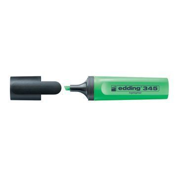 Маркер текстовыделитель Highlighter Edding 2-5 мм скошений зелений e-345/04 e-345/04 фото