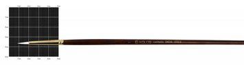 Кисть синтетика Kolos Snow 1098R кругла №1 довжин. ручка (4823064901993) 4823064901993 фото