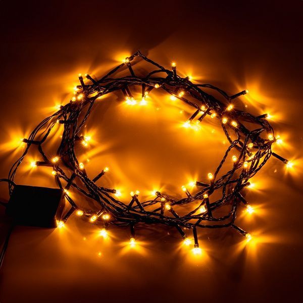 Електрогірлянда Нитка YES! Fun 4,9 м 70 LED, жовта, 8 режимів миготіння (974852) 974852 фото