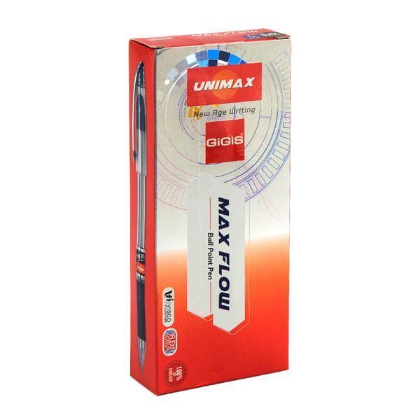 Ручка кулькова Unimax Maxflow чорний 0,7 мм (UX-117-01) UX-117-01 фото