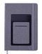 Записна книга блокнот Buromax COMFORT A5 96 л лінія позов.шкіра сірий (BM.295209-09) BM.295209-09 фото 1