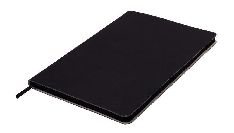Нотатник Buromax TOUCH ME LOGO2U A5 96 л карта чорний (BM.295102-01) BM.295102-01 фото