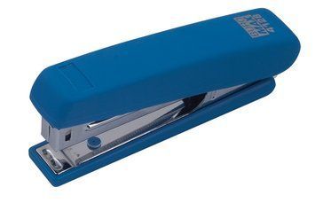 Степлер №10 Buromax RUBBER TOUCH 12л пластик. синій BM.4128-02 BM.4128-02 фото