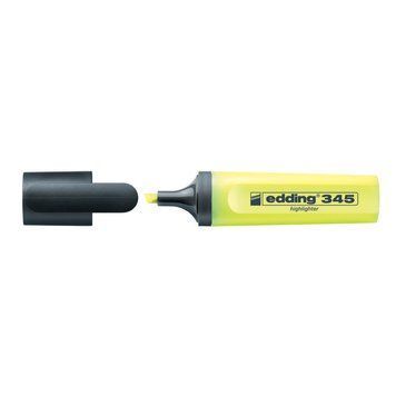 Маркер текстовыделитель Highlighter Edding 2-5 мм скошений жовтий e-345/05 e-345/05 фото
