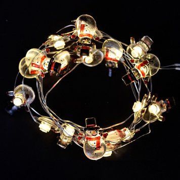 Електрогірлянда на мідному дроті Сніговики YES! Fun 2.2 м 20 LED, тепл. біл (801213) 801213 фото