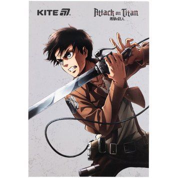 Блокнот-планшет Kite Attack on Titan А5 50 арк. клітинка (at25-194) at25-194 фото