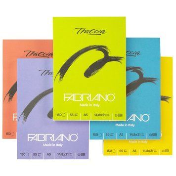 Блок паперу для графіки та каліграфії Fabriano TRACCIA А5 55г/м2 150 арк. (8001348213161) 8001348213161 фото