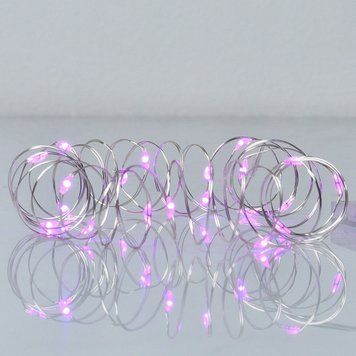 Електрогірлянда Нитка на мідному дроті YES! Fun 2 м 20 LED-ріжева, статична, батарейки (975024) 975024 фото