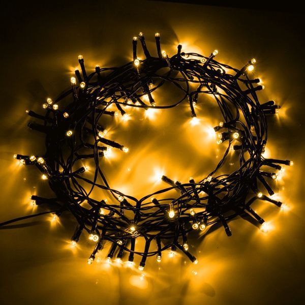 Електрогірлянда Нитка YES! Fun 8,4 м 120 LED, теплий білий, мерехтіння, USB (975064) 975064 фото