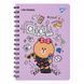 Записна книга блокнот YES Line Friends Choco А5 80 аркушів лінія карт. обкладинка подвійна cпіраль (151771) 151771 фото 1