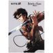 Блокнот-планшет Kite Attack on Titan А5 50 арк. клітинка (at25-194) at25-194 фото 1