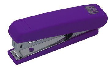 Степлер №10 Buromax RUBBER TOUCH 12л пластик. фіолетовий BM.4128-07 BM.4128-07 фото