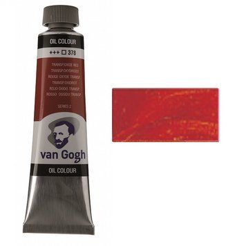 Фарба олійна Royal Talens Van Gogh (378) 40мл червоний прозора оксид червоний (8712079219444) 8712079219444 фото