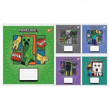 Зошит YES Minecraft Arrows 24 арк. лінія мікс дизайнів (768255) 768255 фото