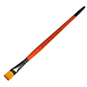 Синтетика плоска, Carrot 1097F №14 к. р кисть Колос 4823064901429 фото