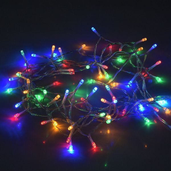 Електрогірлянда Нитка YES! Fun 4,9 м 70 LED, різнокольорова, статична, на батарейках (975058) 975058 фото