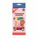 Олівці кольорові двосторонні YES Line Friends. Choco love 12шт./24 кольори (290746) 290746 фото 1