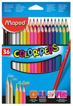Олівці кольорові Maped COLOR PEPS Classic 36кол (MP.832017) MP.832017 фото
