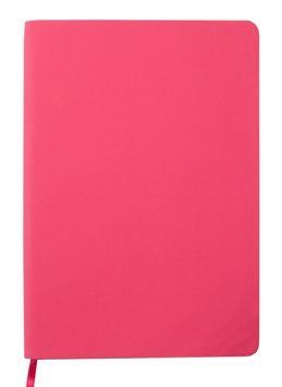 Записна книга блокнот Buromax TOUCH ME LOGO2U А5 мистецтв. шкіра 96арк. клітка малиновий BM.295102-29 BM.295102-29 фото