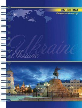 Записна книга блокнот А6 Buromax 96 арк. клітка лам.обл. BM.2422 BM.2422 фото