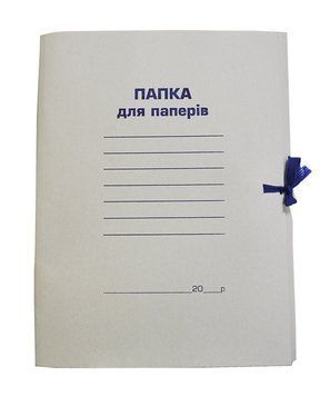 Папка на зав'язках А4 Buromax картон 0.35 мм клеєний клапан BM.3356 BM.3356 фото