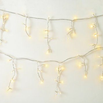Електрогірлянда Бахрома YES! Fun 2 м 84 LED, тепла біла, статична, конектор (974846) 974846 фото