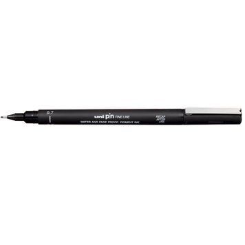 Маркер лінер Uni PiN fine line 0.7 мм чорний (PIN07-200.Black) PIN07-200.Black фото