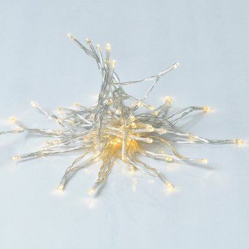 Електрогірлянда Нитка YES! Fun 4,9 м 70 LED, тепла біла, статична, на батарейках (975059) 975059 фото