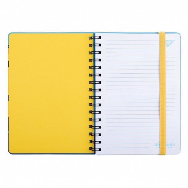 Записна книга блокнот YES Minions Banana А5 80 аркушів лінія карт. обкладинка подвійна cпіраль (151774) 151774 фото