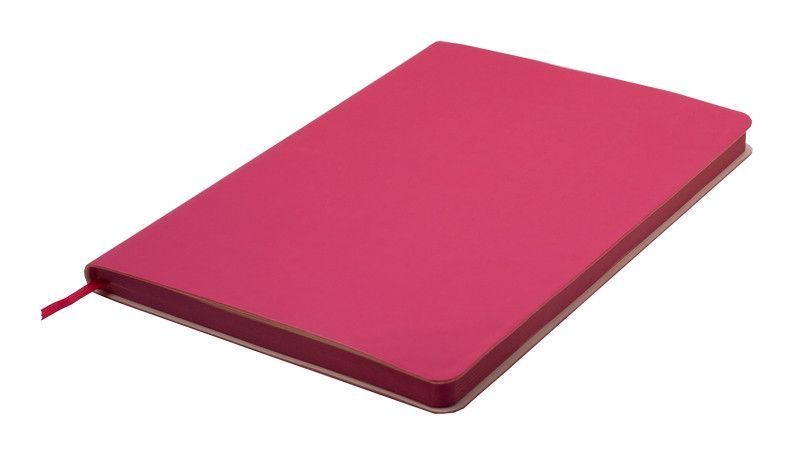 Записна книга блокнот Buromax TOUCH ME LOGO2U А5 мистецтв. шкіра 96арк. клітка малиновий BM.295102-29 BM.295102-29 фото