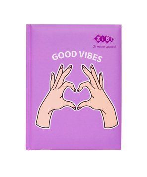 Записна книга блокнот ZiBi SYMBOL KIDS Line А5(146х190 мм) 64 л клітина фіолетовий твердий.обл. глянц. ZB.12740-07 фото