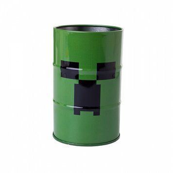 Стакан-підставка бочка Yes Minecraft. Creeper метал (708096) 708096 фото