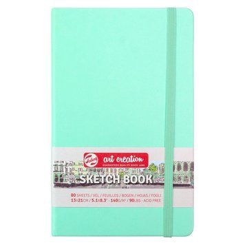 Блокнот для графіки Royal Talens Art Creation 13х21 см 140г/м2 80 арк. Fresh Mint (8712079466947) 8712079466947 фото