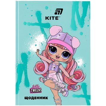 Щоденник шкільний Kite L.O.L тверда обкладинка (LO26-262) LO26-262 фото