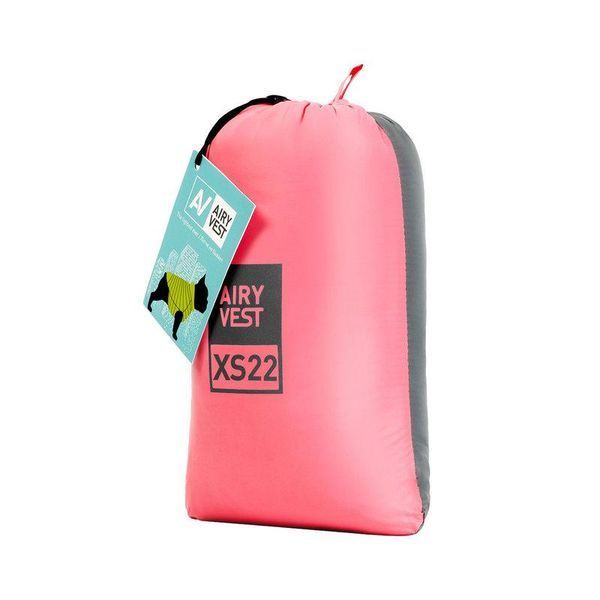 Курточка двостороння AiryVest для собак M50 коралово-сіра 1686 (4823089304373) 4823089304373 фото