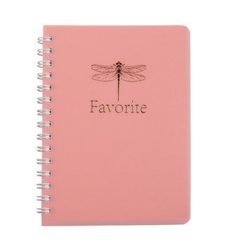 Записна книга блокнот в клітинку Buromax Favourite Pastel А6 80 л. пласт.обл. рожевий (BM.24652154-10) BM.24652154-10 фото