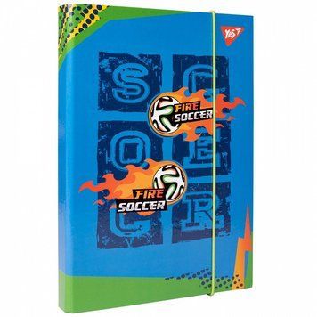Папка для зошитів на гумці Yes Football. Game В5 картон (500241) 500241 фото