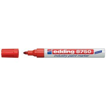 Лаковий Маркер промисловий Industry Paint Edding 2-4мм червоний e-8750/02 e-8750/02 фото