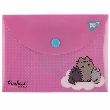 Папка-конверт на кнопці Yes Pusheen B7 (492263) 492263 фото