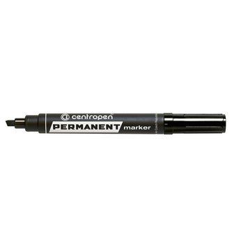 Маркер перманентний Permanent Centropen 1-4.6 мм скошений чорний 8576/01 8576/01 фото