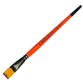Кисть синтетика Kolos Carrot 1097F плоская №20 кор. ручка (4823064901450) 4823064901450 фото