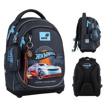Рюкзак шкільний з ортопедичною спинкою Kite Education Hot Wheels (HW26-724S) HW26-724S фото